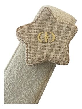 Dior Star-Shaped Cosmetic Case in Beige and Gold